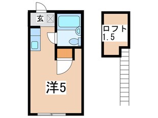 ハイツ古沢の物件間取画像